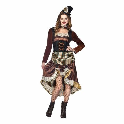 Steampunk Dam Maskeraddräkt - Medium