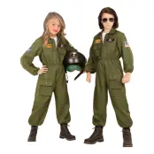 Stridspilot Jumpsuit Barn Maskeraddräkt - Medium