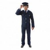 Strippande Pilot Maskeraddräkt