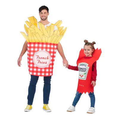 Strips&Ketchup Familj Maskeraddräkter - One size
