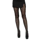 Strumpbyxor Fisknät Leopard Deluxe - One size