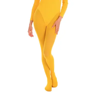 Strumpbyxor Gul - XXX-Large