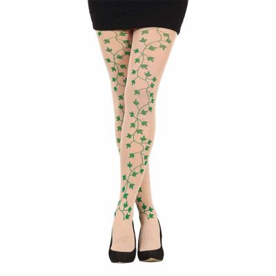 Strumpbyxor med Gröna Löv - One size