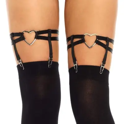 Strumpeband med Clips Hjärta Deluxe - One size