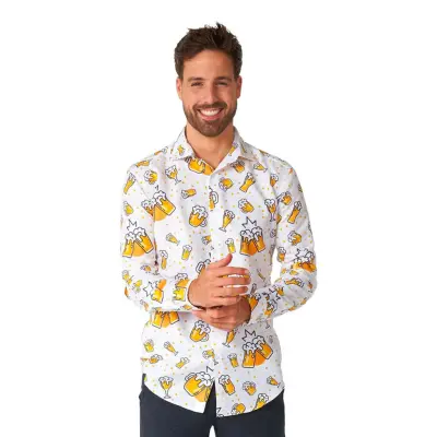 Suitmeister Beer White Skjorta - X-Large