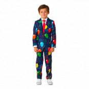 Suitmeister Boys Confetti Balloons Navy Kostym - Large