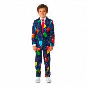 Suitmeister Boys Confetti Balloons Navy Kostym - X-Large