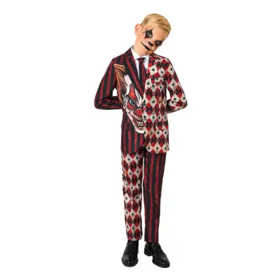 Suitmeister Boys Scary Clown Kostym - Medium