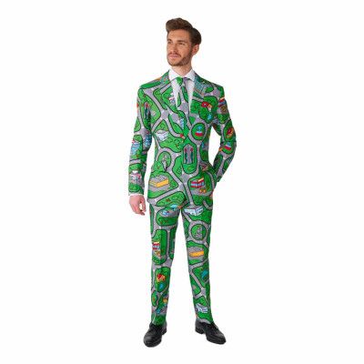 Suitmeister Carpet City Green Kostym - X-Large