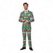 Suitmeister Christmas Green Nordic Kostym - 58