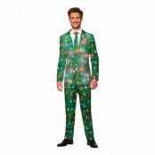 Suitmeister Christmas Green Tree Light Up Kostym - 46