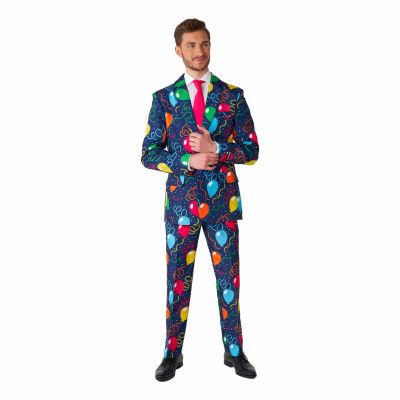 Suitmeister Confetti Balloons Navy Kostym - Small