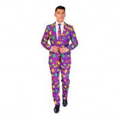 Suitmeister Mardi Gras Purple Icons Kostym - Large