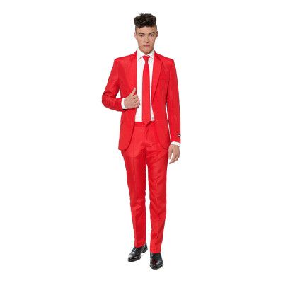 Suitmeister Röd Kostym - Large