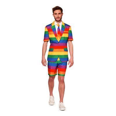Suitmeister Rainbow Shorts Kostym - Small