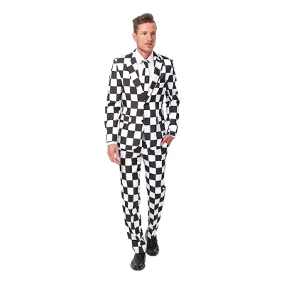 Suitmeister Schackrutig Kostym - X-Large