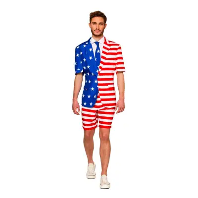 Suitmeister USA Flag Summer Kostym - X-Large
