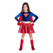 Super Girl Barn Maskeraddräkt - Medium