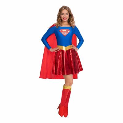 Supergirl Klassisk Maskeraddräkt - Small