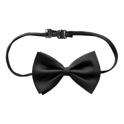 Svart Fluga i Satin - One size