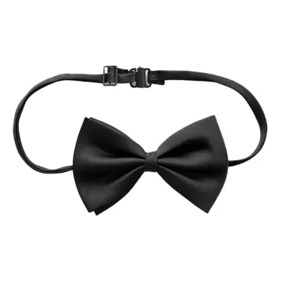 Svart Fluga i Satin - One size