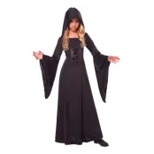 Svart Häxa Barn Maskeraddräkt - X-Large