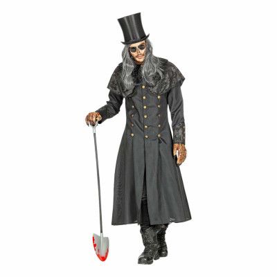 Svart Kappa Halloween Maskeraddräkt - Medium/Large