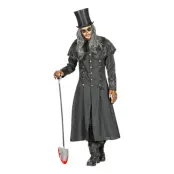 Svart Kappa Halloween Maskeraddräkt - X-Large/XX-Large