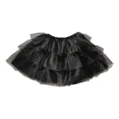Svart Tyllkjol med Guldstänk för Barn - Small