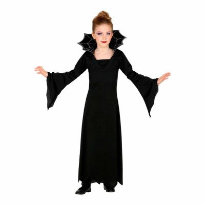 Svart Vampyra Barn Maskeraddräkt - X-Large