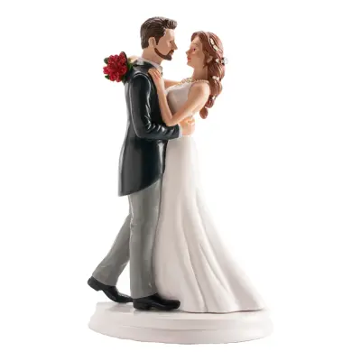 Tårtdekoration Bröllopspar Kiss Me