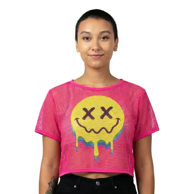 T-shirt i Mesh Acid Dam - Medium