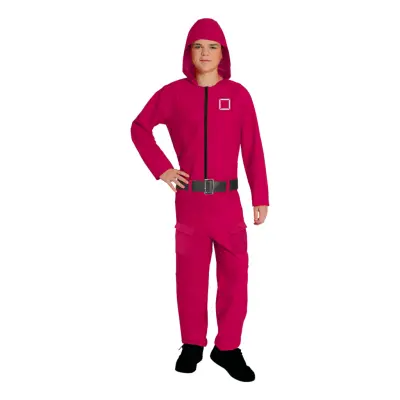 The Gamer Röd Overall Teen Maskeraddräkt - One size