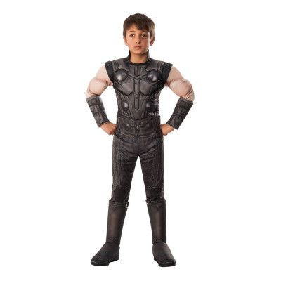 Thor med Muskler Barn Maskeraddräkt - Large