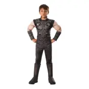 Thor med Muskler Barn Maskeraddräkt - Small