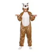Tiger Jumpsuit Maskeraddräkt - One size