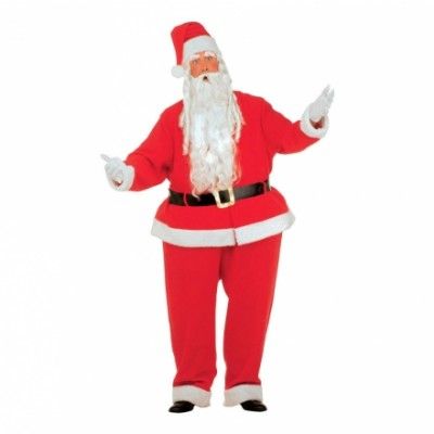 Tjock Tomte Maskeraddräkt