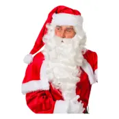 Tomte Peruk och Skägg Vitt - One size