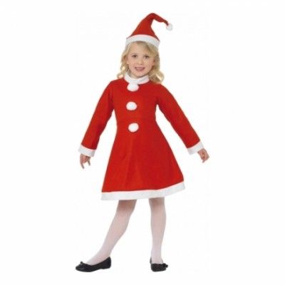 Tomteflicka Barn Maskeraddräkt