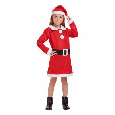 Tomteklänning Barn Maskeraddräkt - Large
