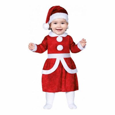Tomteklänning Bebis Maskeraddräkt - 12-18 månader