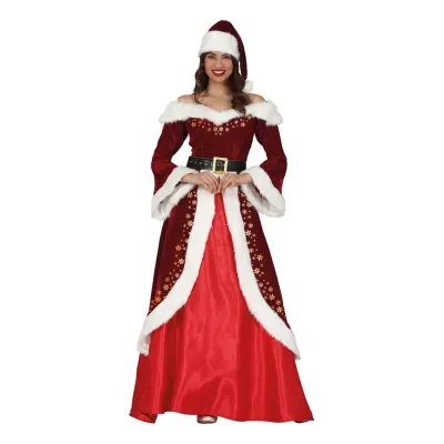 Tomtemor Lång Klänning Maskeraddräkt - Large
