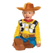 Toy Story Woody Deluxe Bebis Maskeraddräkt - 6-12 månader