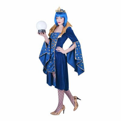 Trolldam Blå Maskeraddräkt - Medium