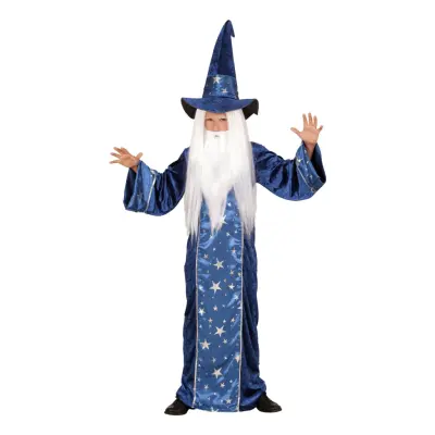 Trollkarl Barn Maskeraddräkt - X-Large