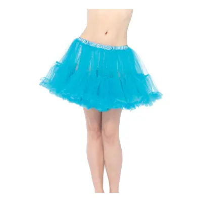 Underkjol med Volanger Deluxe - Turkos