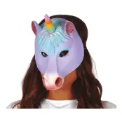 Unicorn Halvansiktsmask - One size