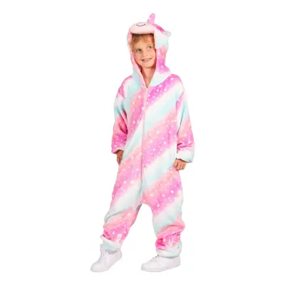 Unicorn Jumpsuit Barn Maskeraddräkt - Large