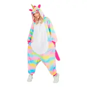 Unicorn Onesie Maskeraddräkt - Small/Medium
