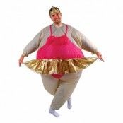 Uppblåsbar Ballerina Maskeraddräkt